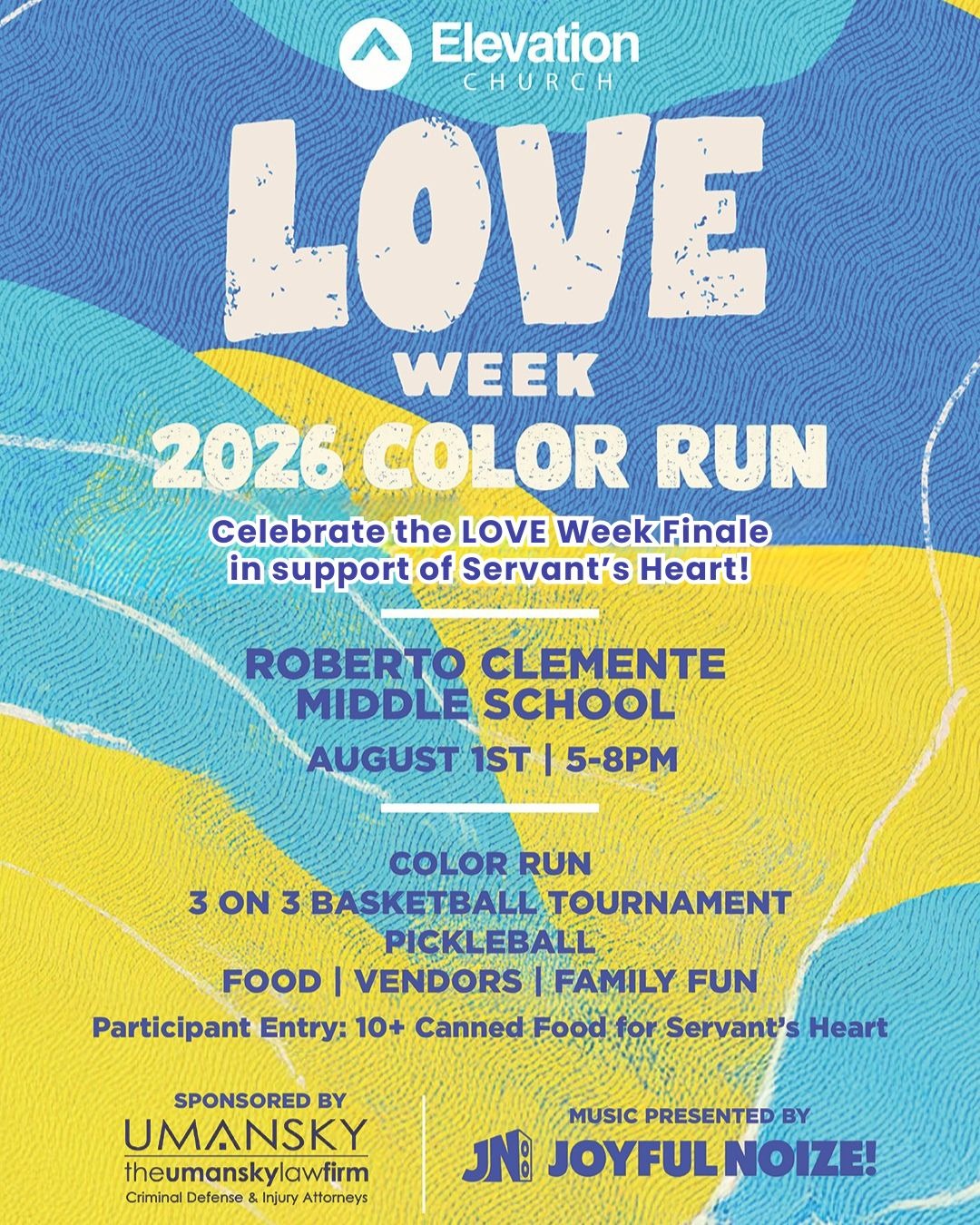 Elevation Church: Love Week 2026 Color Run