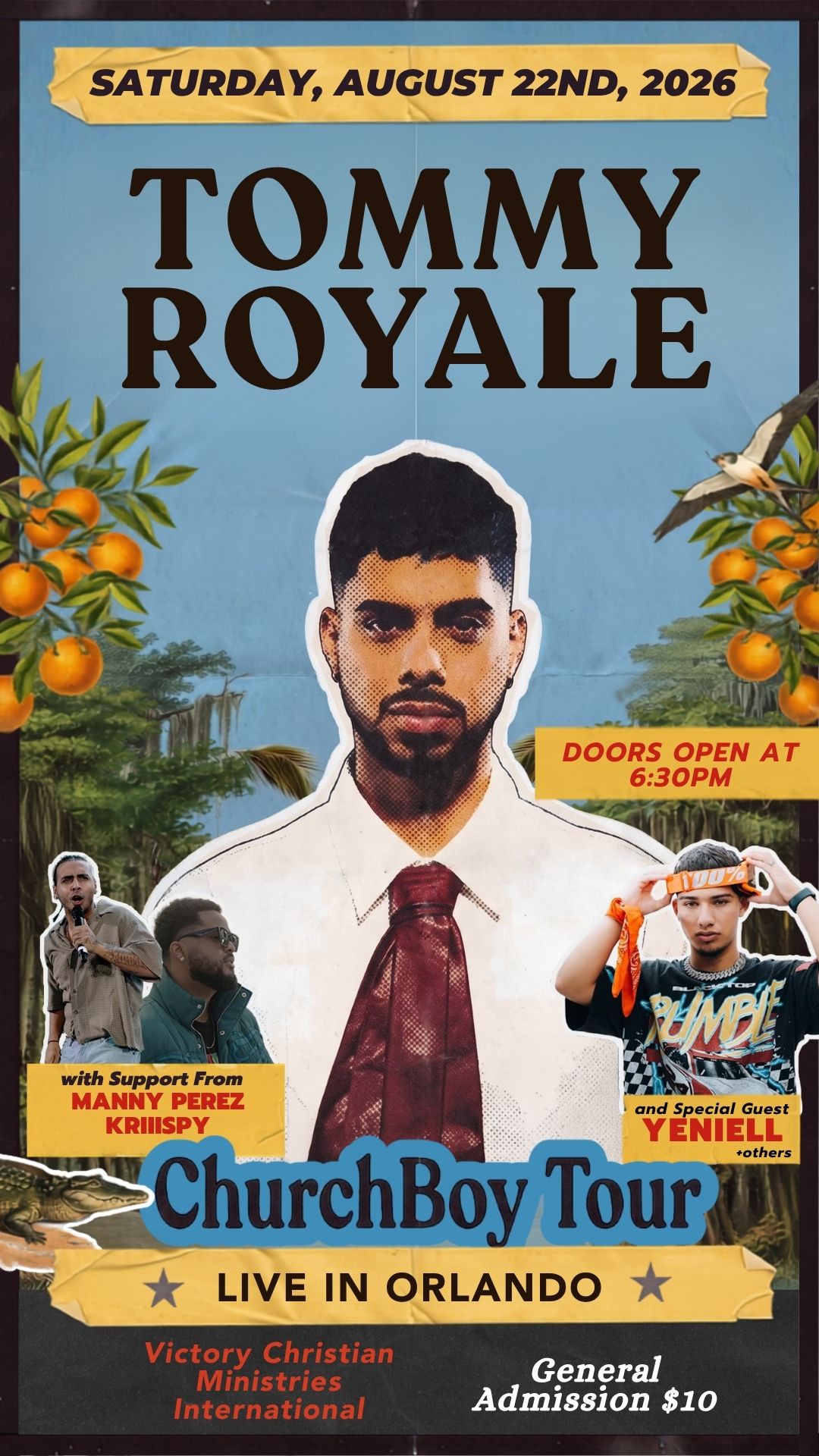 Tommy Royale ChurchBoy Tour